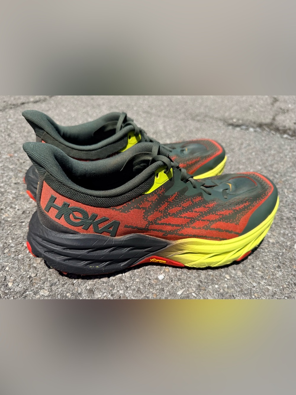 Hoka Speedgoat 5 Trail Running Shoes Men’s wide Size 12EE